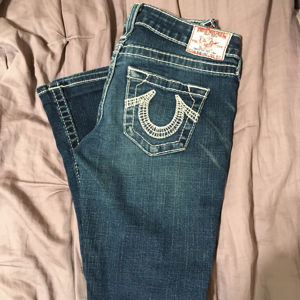 True Religion brand low-rise Denim Jeans short